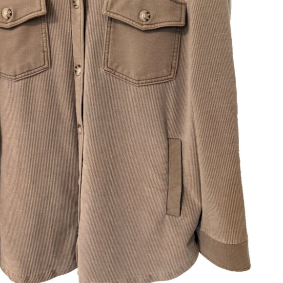 (SOLD) ALTAR'D STATE Women's Oversized Copper Shacket Size Medium Like New - Picture 4 of 8